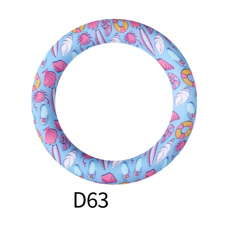 65mm Printing circular silicone rings 65