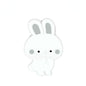 Silicone Focal Beads Rabbit Pastel Cheeks Detailing 10pcs 8