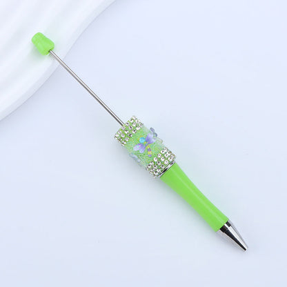 Beadable Pen with Dragonfly Sugar Rhinestone 10