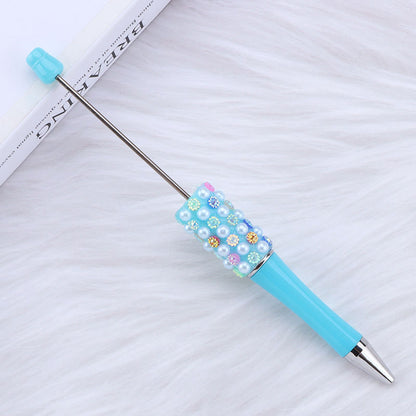 Colorful Pearl Gradient Round Ballpoint Pen Plastic 10