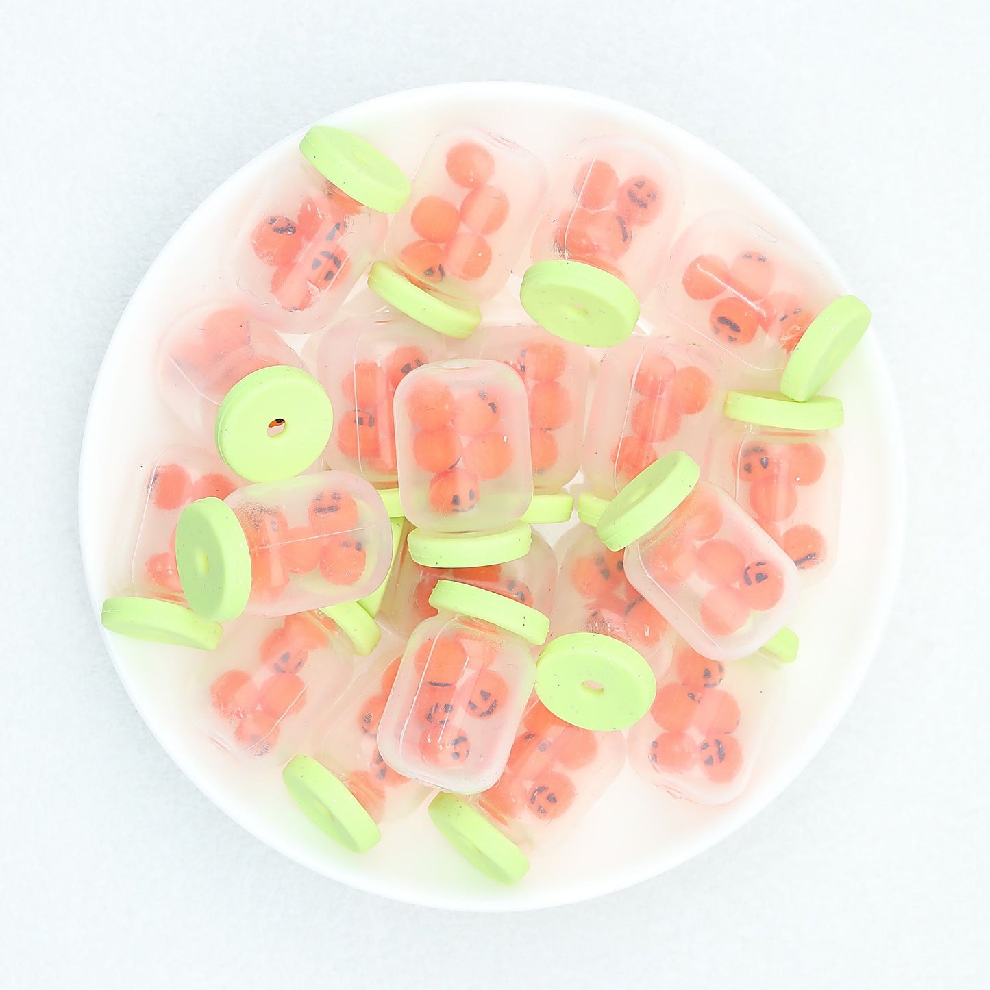 Silicone 3D Halloween Bottle Focal Beads 20 pcs - 1