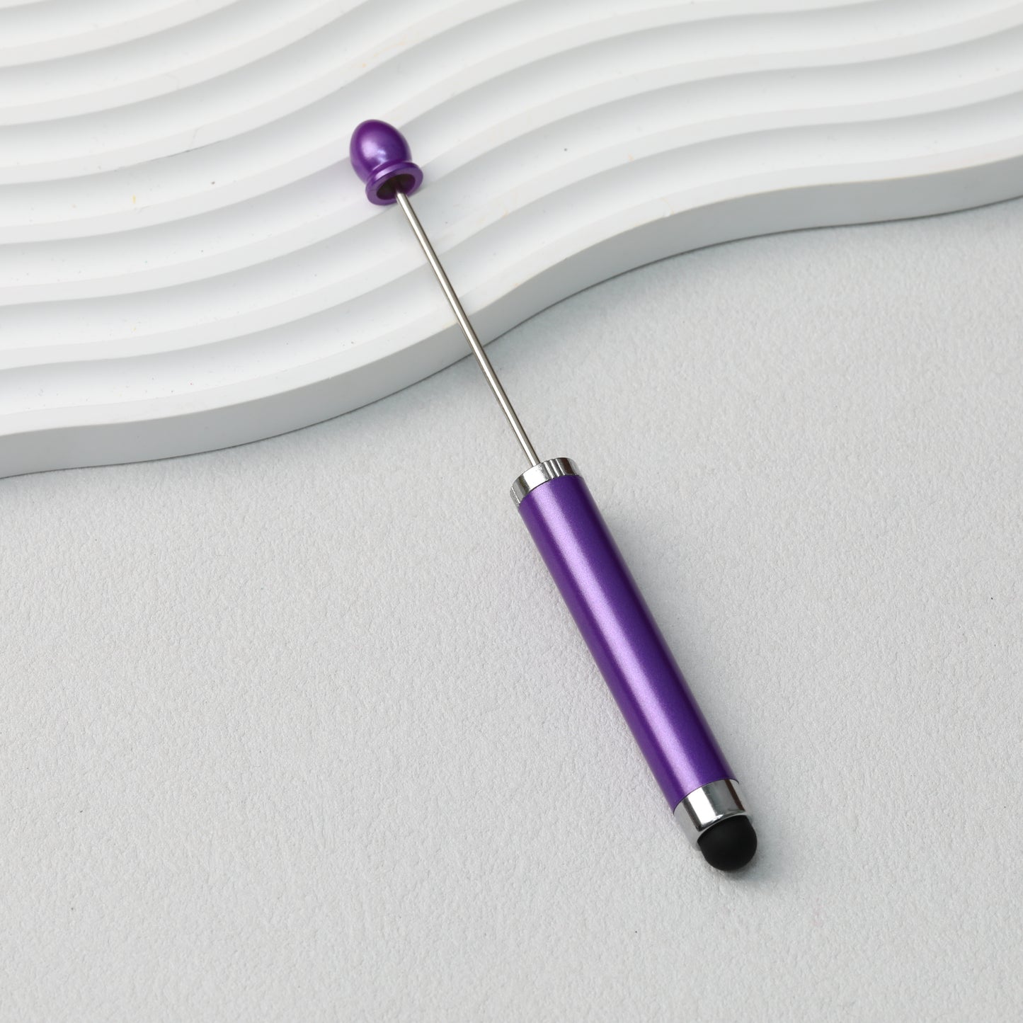 Beadable Stylus Pen Plastic Multi Color 3 in 1 Function