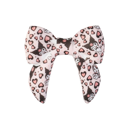 10pcs 3D Bow Printed Silicone Focal Beads