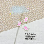 Baking Painted Poker Metal Beads 15mm Colorful Whimsical Design 10pcs 13