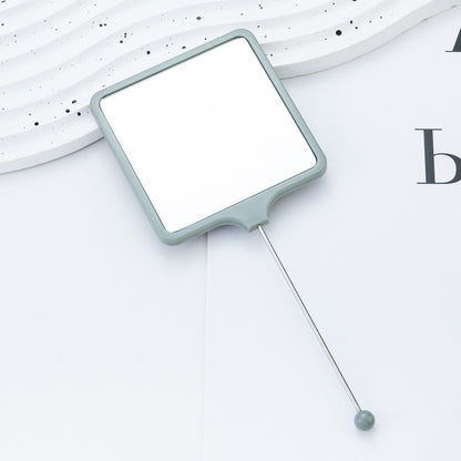 Beadable Plastic Mirrors Handheld Square