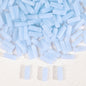 Dual-Color Tube Acrylic Beads 18x7mm Glossy Swirls 200pcs 23