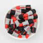 Red Lipstick 3D Silicone Focal Beads 20 pcs