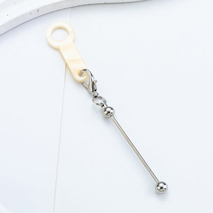 Beadable Cup Charms Glitter Marble Texture