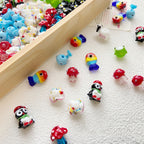 Hand Painted Animal Series Lampwork Glass Beads 1pc Adorable Characters 3