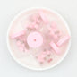 3D Daisy Orange Ice Cream Glitter Bottle Silicone Focal Beads 10pcs 5