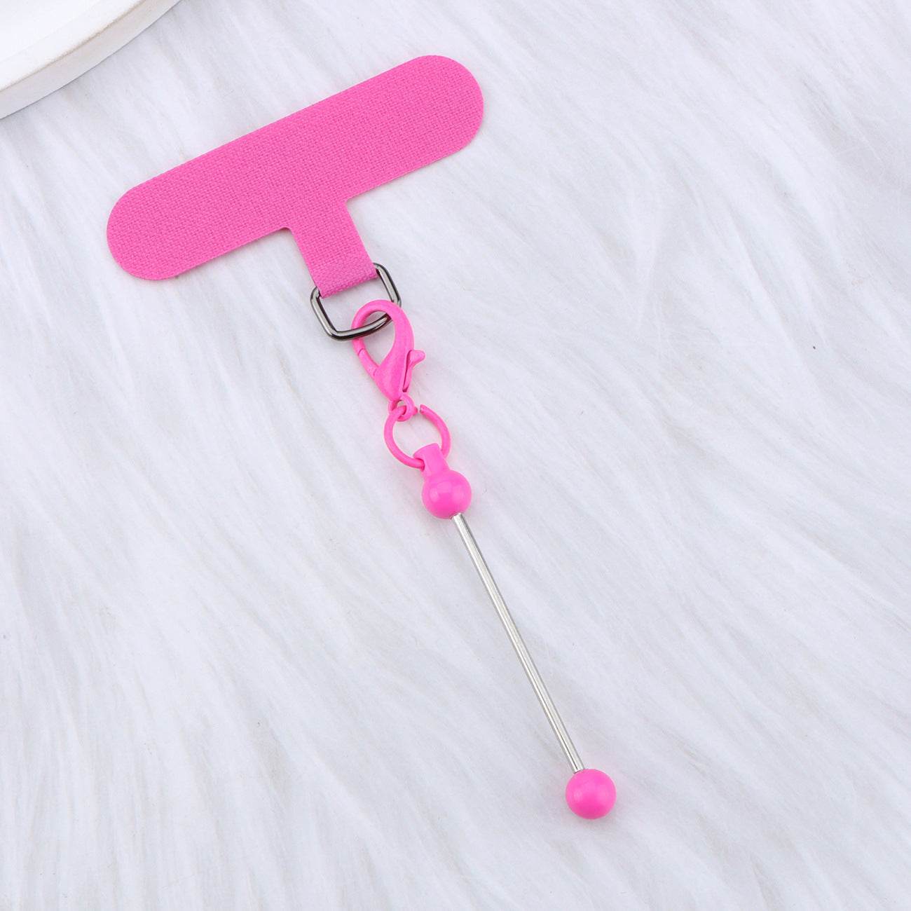 Beadable Plastic Tether Tabs With Bars