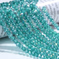 Electroplated Flat Glass Beads 8mm Colorful Mixed 10 Strands 7