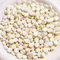 Flat Acrylic Beads 8mm Glossy Colorful Mixed 50pcs 11
