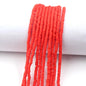 Flat Clay Beads 4mm Solid Color Polymer Disc 10strands 25