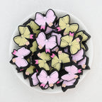 Bow Pencil Silicone Focal Beads 20Pcs  2