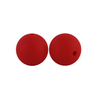 Christmas 15mm Silicone Beads Classic Holiday Colors 20pcs 2