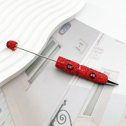 Beadable Pen Double Pack Leopard Print 8
