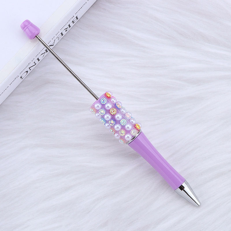 Colorful Pearl Gradient Round Ballpoint Pen Plastic 31