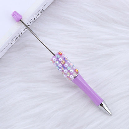 Colorful Pearl Gradient Round Ballpoint Pen Plastic 31