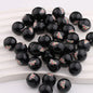 Colorful Christmas Printed Acrylic Beads 16mm Festive Designs 20pcs 4