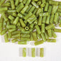 Dual-Color Tube Acrylic Beads 18x7mm Glossy Swirls 200pcs 21