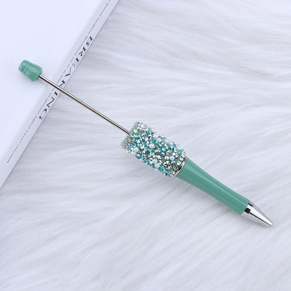 Beadable Pens with Pearl Rhinestone Decorations Colorful 15