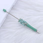 Beadable Pens with Pearl Rhinestone Decorations Colorful 15