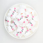 3D Animal Silicone Focal Beads Cute Rabbit Dog Design 20pcs