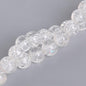 Crackle Round Glass Beads 8mm Colorful Mixed Colors 50pcs 15