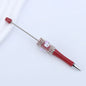 Beadable Pen with Kitty and Rhinestone  24