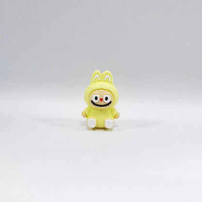 Silicone 3D Focal Beads Bunny Character Sitting Pose 20pcs 8