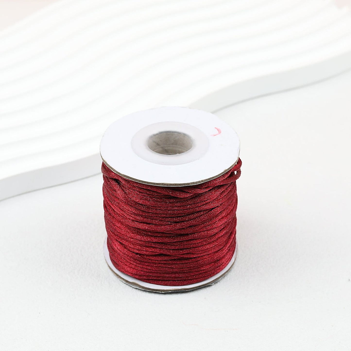 Nylon String Beading Cord 2mm Diameter Gold 38 Yards - #8 Iron Red