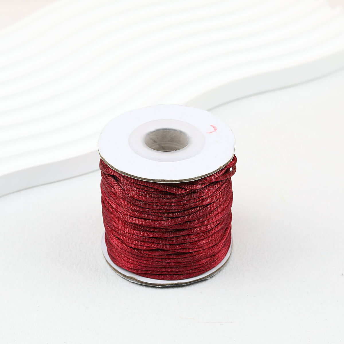 Nylon String Beading Cord 2mm Diameter Gold 38 Yards - #8 Iron Red