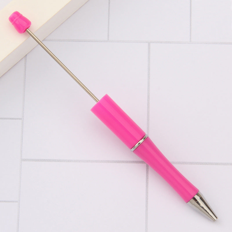 Beadable Pen Wholesale 58 Fluorescent Rose Red