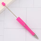 Beadable Pen Wholesale 58 Fluorescent Rose Red