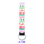 Christmas Neoprene Wristband Sanitizer Chapstick Holder Keychains Wholesale A149