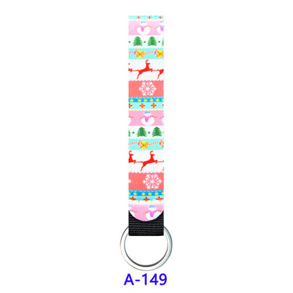 Christmas Neoprene Wristband Sanitizer Chapstick Holder Keychains Wholesale A149