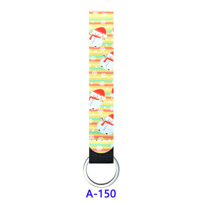 Christmas Neoprene Wristband Sanitizer Chapstick Holder Keychains Wholesale A150