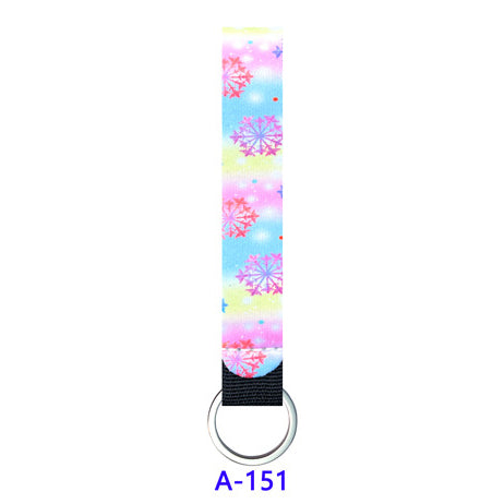 Christmas Neoprene Wristband Sanitizer Chapstick Holder Keychains Wholesale A151