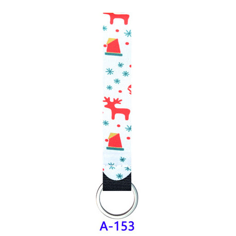 Christmas Neoprene Wristband Sanitizer Chapstick Holder Keychains Wholesale A153