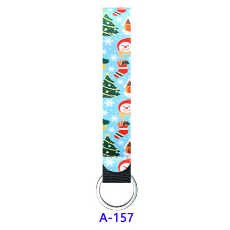 Christmas Neoprene Wristband Sanitizer Chapstick Holder Keychains Wholesale A157