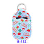 Christmas Neoprene Wristband Sanitizer Chapstick Holder Keychains Wholesale B152