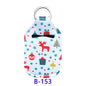 Christmas Neoprene Wristband Sanitizer Chapstick Holder Keychains Wholesale B153