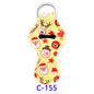 Christmas Neoprene Wristband Sanitizer Chapstick Holder Keychains Wholesale C155