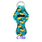 Christmas Neoprene Wristband Sanitizer Chapstick Holder Keychains Wholesale C160