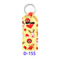 Christmas Neoprene Wristband Sanitizer Chapstick Holder Keychains Wholesale D155