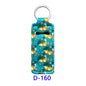 Christmas Neoprene Wristband Sanitizer Chapstick Holder Keychains Wholesale D160