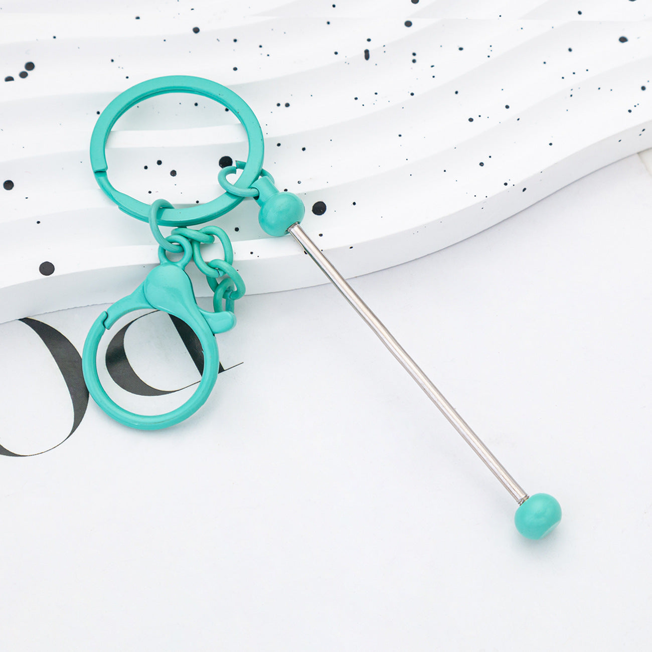 DIY Beadable Keychains Wholesale mint green