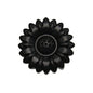 Daisy Sunflower Silicone Focal Beads black