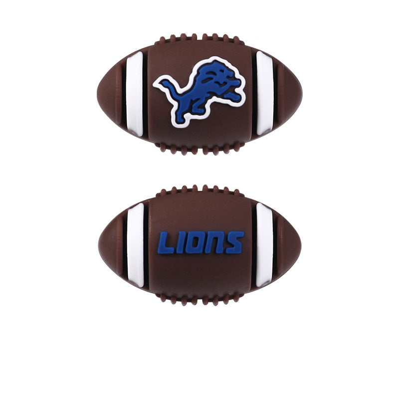 Detroit Lions 3d NFL focal beads